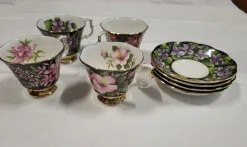 Pamono Royal Albert English Bone China Tea Set, 1970s, Set of 8><noscript><img width=