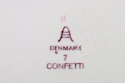 Pamono Royal Copenhagen / Aluminia Confetti Salt and Pepper Shakers and Butter Boards, Set of 6><noscript><img width=