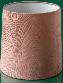 Pamono Royal Delft Green Delvert Table Lamp, New Liberty Pink Peacock Lampshade><noscript><img width=