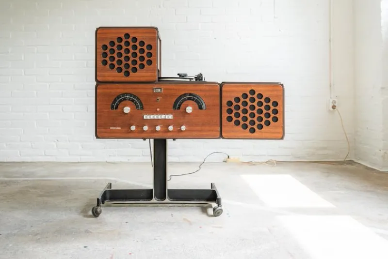 Outlet Pamono RR 126 Radio by Achille & Pier Giacomo Castiglioni for Brionvega, 1965