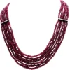 Hot Pamono Rubies, Diamonds and White Gold Necklace