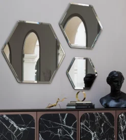 Outlet Pamono Ruby Mirrors by Morica Design, Set of 3
