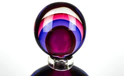 Pamono Ruby, Purple & Blue Sommerso Murano Blown Glass Bottle by Michele Onesto for Made Murano Glass, 2019><noscript><img width=