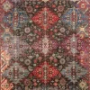 Sale Pamono Rug & Kilims Modern Rug in an All Over Red, Blue, Black Geometric Pattern
