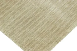 Clearance Pamono Rug in Beige with Textural Stripes from R&K Principal Jahanshah Nazmiyal