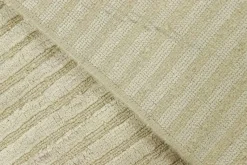 Clearance Pamono Rug in Beige with Textural Stripes from R&K Principal Jahanshah Nazmiyal
