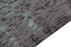 Pamono Rug in Blue and Gray Abstract Pattern from R&K Principal Jahanshah Nazmiyal><noscript><img width=