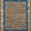 Discount Pamono Rug in Blue Medallion Style from R&K Principal Jahanshah Nazmiyal