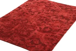 Pamono Rug in Burgundy with Floral Patterns from R&K Principal Jahanshah Nazmiyal><noscript><img width=