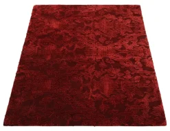 Pamono Rug in Burgundy with Floral Patterns from R&K Principal Jahanshah Nazmiyal><noscript><img width=