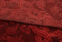 Pamono Rug in Burgundy with Floral Patterns from R&K Principal Jahanshah Nazmiyal><noscript><img width=