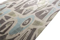 Pamono Rug in Geometric Pattern from R&K Principal Jahanshah Nazmiyal><noscript><img width=