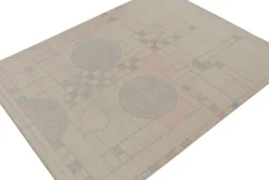 Outlet Pamono Rug in Polychromatic Geometric Patterns from R&K Principal Jahanshah Nazmiyal