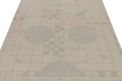 Outlet Pamono Rug in Polychromatic Geometric Patterns from R&K Principal Jahanshah Nazmiyal