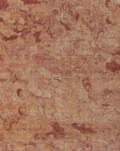 Clearance Pamono Rug in Red and Gold Abstract Pattern from R&K Principal Jahanshah Nazmiyal