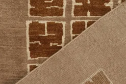 Pamono Rug in Tones of Brown with Patterns from R&K Principal Jahanshah Nazmiyal><noscript><img width=