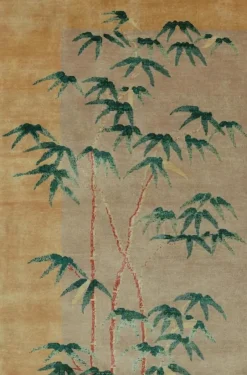 Pamono Rug with Bamboo Floral Patterns from R&K Principal Jahanshah Nazmiyal> Carpets & Textiles|Carpets & Textiles