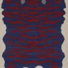 Pamono Rug with Blue and Red Pictorial from R&K Principal Jahanshah Nazmiyal