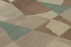 Pamono Rug with Blue Geometric Patterns from R&K Principal Jahanshah Nazmiyal> Carpets & Textiles|Carpets & Textiles