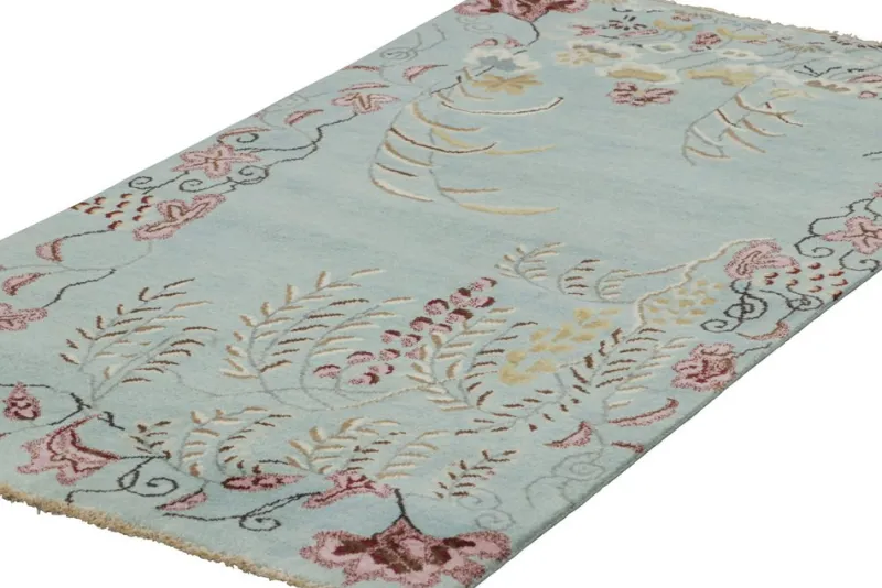 Sale Pamono Rug with Colorful Floral Patterns from R&K Principal Jahanshah Nazmiyal