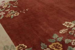 Pamono Rug with Floral Pattern from R&K Principal Jahanshah Nazmiyal><noscript><img width=