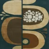 Sale Pamono Rug with Geometric Patterns from R&K Principal Jahanshah Nazmiyal