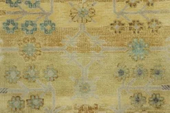 Outlet Pamono Rug with Ice Blue Floral Patterns from R&K Principal Jahanshah Nazmiyal
