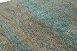 Pamono Rug with Polychromatic Stripes and Geometric Patterns from R&K Principal Jahanshah Nazmiyal> Carpets & Textiles|Carpets & Textiles