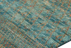 Pamono Rug with Polychromatic Stripes and Geometric Patterns from R&K Principal Jahanshah Nazmiyal><noscript><img width=