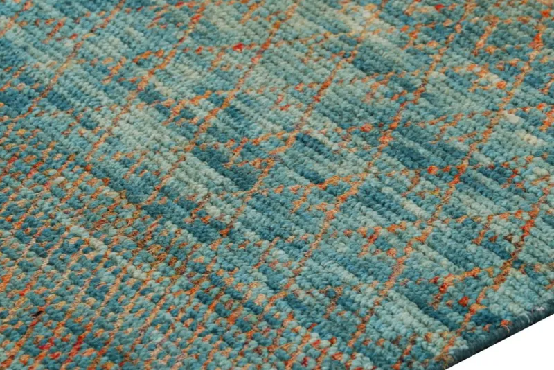 Pamono Rug with Polychromatic Stripes and Geometric Patterns from R&K Principal Jahanshah Nazmiyal> Carpets & Textiles|Carpets & Textiles