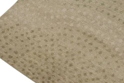 Online Pamono Runner in Beige with Green Dot Pattern from R&K Principal Jahanshah Nazmiyal