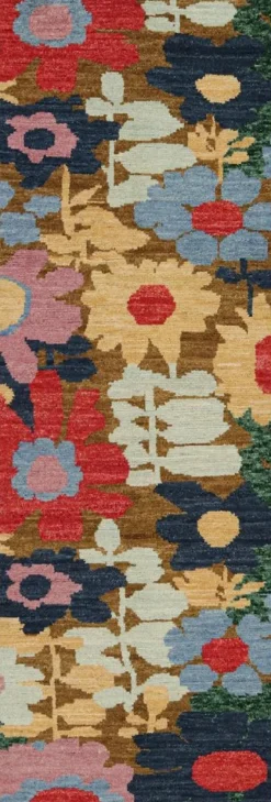 Pamono Runner with Floral Patterns from R&K Principal Jahanshah Nazmiyal