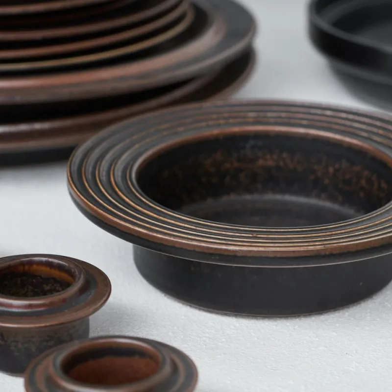 Pamono Ruska Tableware by Ulla Procopé for Arabia, 1970s, Set of 172> Dinnerware Accessories