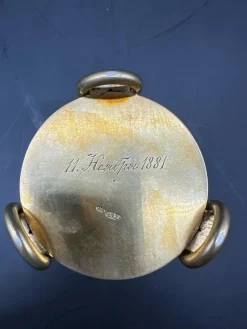 Pamono Russian Salt Cellar in Gilded and Enamelled Silver by Ivan Shlebnikov, 1881> Salt & Pepper Shakers