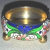 Pamono Russian Silver and Enamel Gilded Salt Cellar, 1890s> Salt & Pepper Shakers