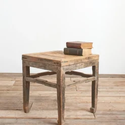 Pamono Rustic Bedside Table, 1920s> Nightstands