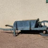 New Pamono Rustic Blue Wheelbarrow