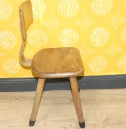 Pamono Rustic Children's Chair in Wood, 1960s><noscript><img width=