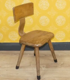 Pamono Rustic Children's Chair in Wood, 1960s><noscript><img width=
