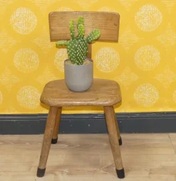 Pamono Rustic Children's Chair in Wood, 1960s><noscript><img width=