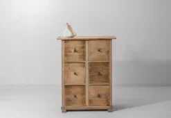 New Pamono Rustic Folk Art Chest of Drawers, 1890s