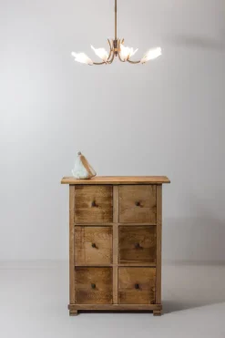 New Pamono Rustic Folk Art Chest of Drawers, 1890s
