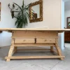 Hot Pamono Rustic Jogl Table Farmhouse Table in Natural Wood Spruce
