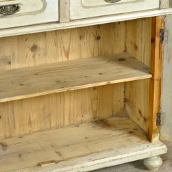 Pamono Rustic Pine Sideboard, 1910s><noscript><img width=
