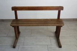 Discount Pamono Rustic School Bench, 1950s