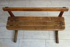 Discount Pamono Rustic School Bench, 1950s