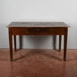 Pamono Rustic Solid Fir Table, Italy, 19th Century> Console Tables