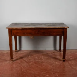 Pamono Rustic Solid Fir Table, Italy, 19th Century><noscript><img width=
