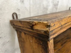 Sale Pamono Rustic Wall Mounted Wooden Shelves, 1930s