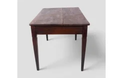 Discount Pamono Rustic Walnut Worktable with Central Drawer